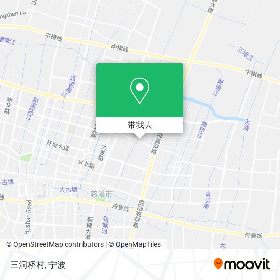 三洞桥村地图