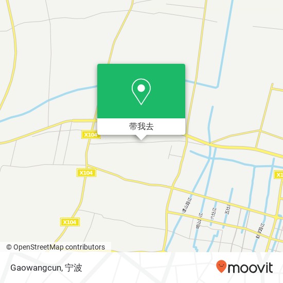 Gaowangcun地图