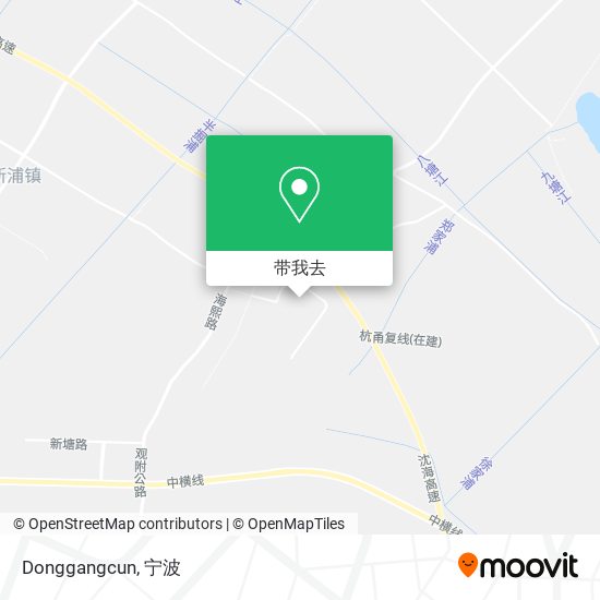 Donggangcun地图