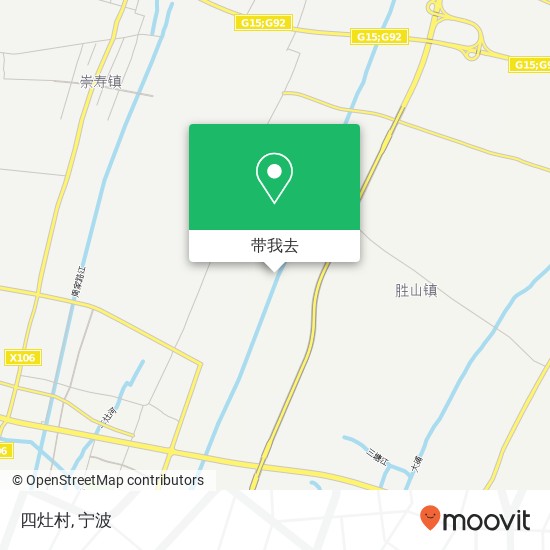 四灶村地图