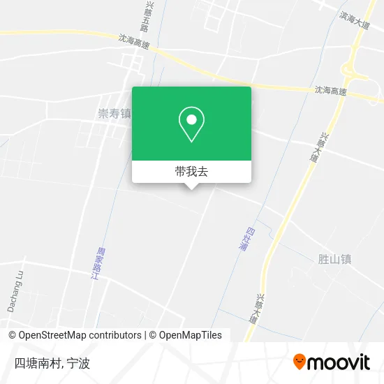 四塘南村地图