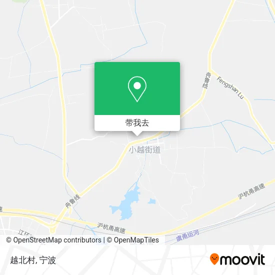 越北村地图