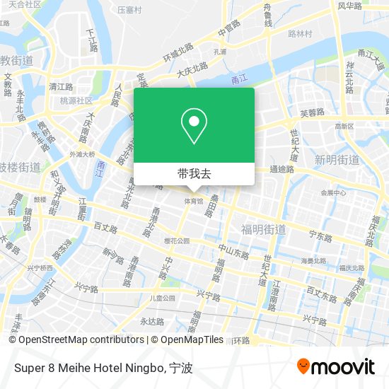 Super 8 Meihe Hotel Ningbo地图