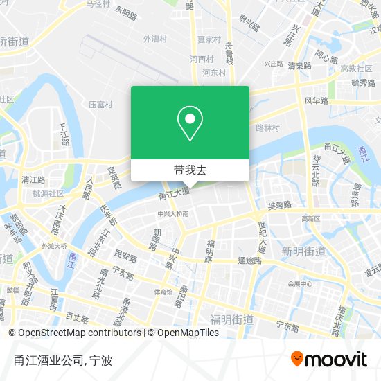 甬江酒业公司地图