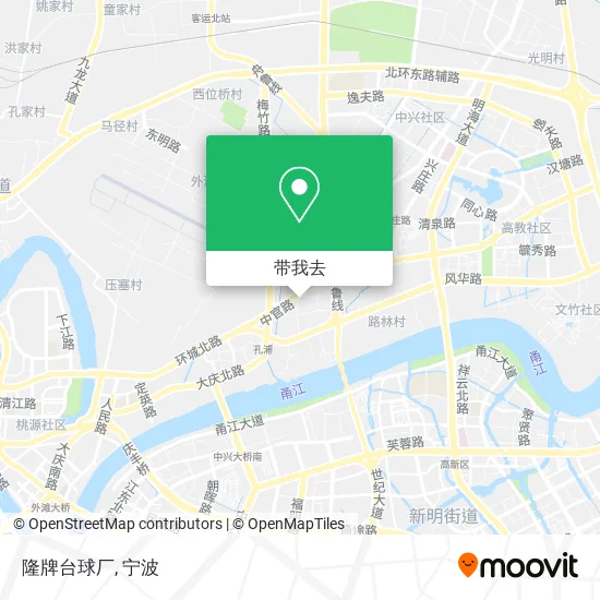 隆牌台球厂地图