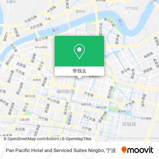Pan Pacific Hotel and Serviced Suites Ningbo地图