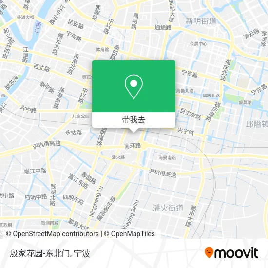 殷家花园-东北门地图