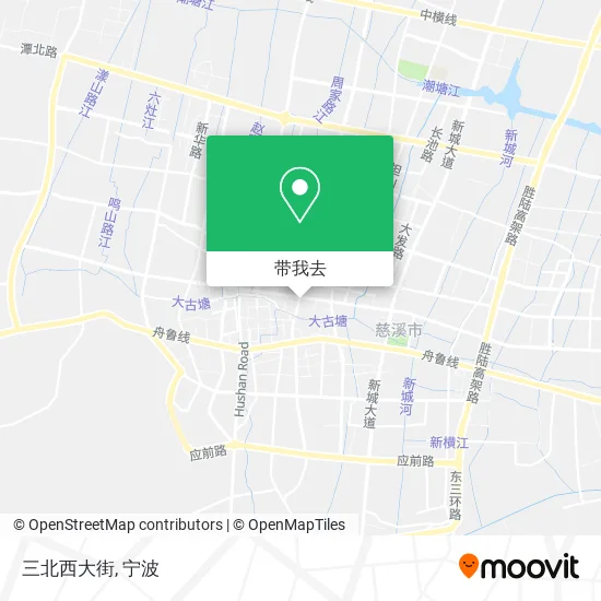 三北西大街地图