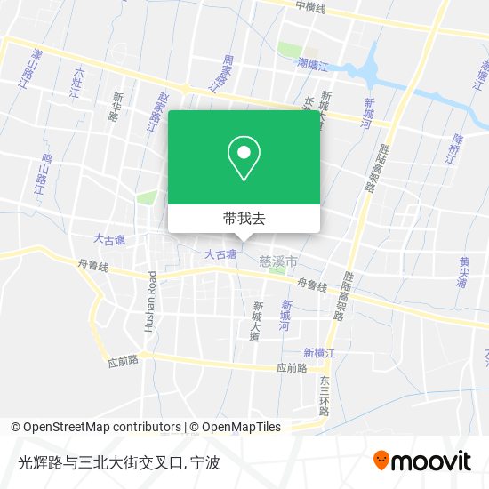 光辉路与三北大街交叉口地图