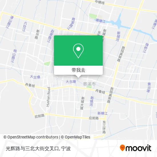 光辉路与三北大街交叉口地图