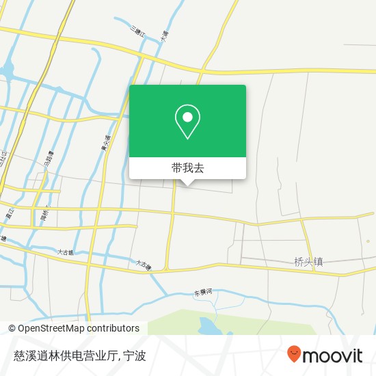 慈溪逍林供电营业厅地图