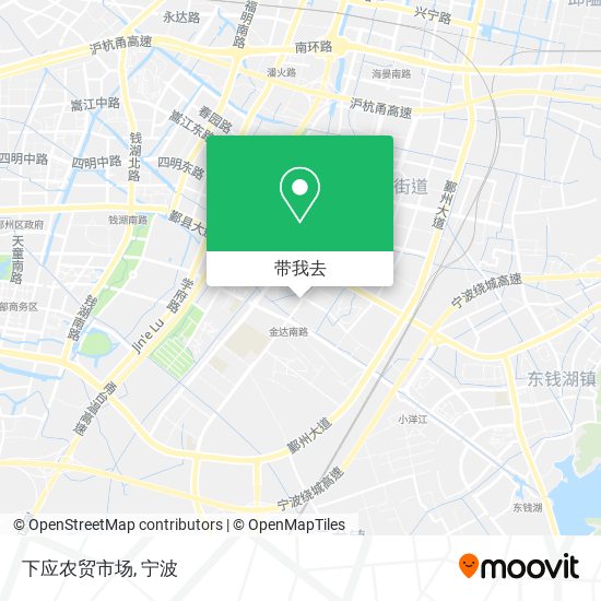 下应农贸市场地图