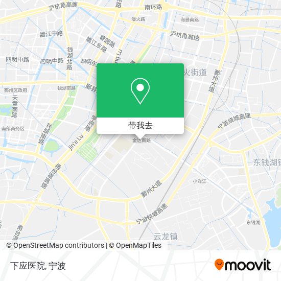 下应医院地图