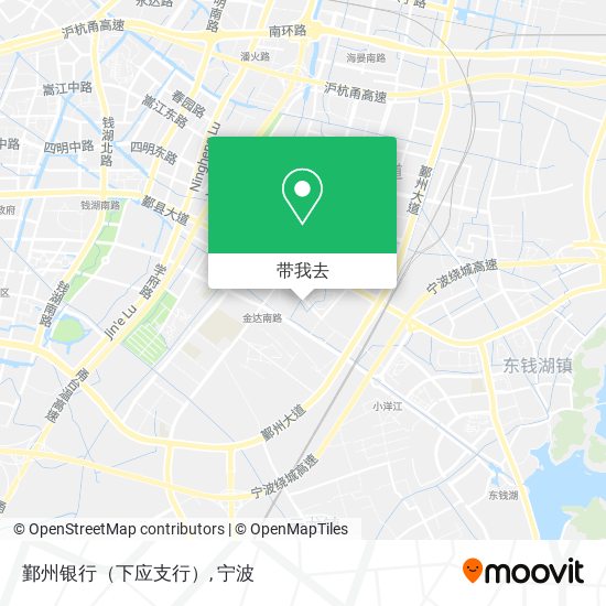 鄞州银行（下应支行）地图