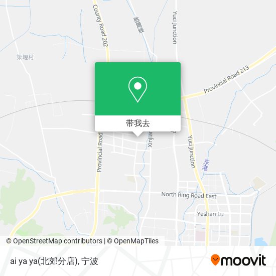 ai ya ya(北郊分店)地图