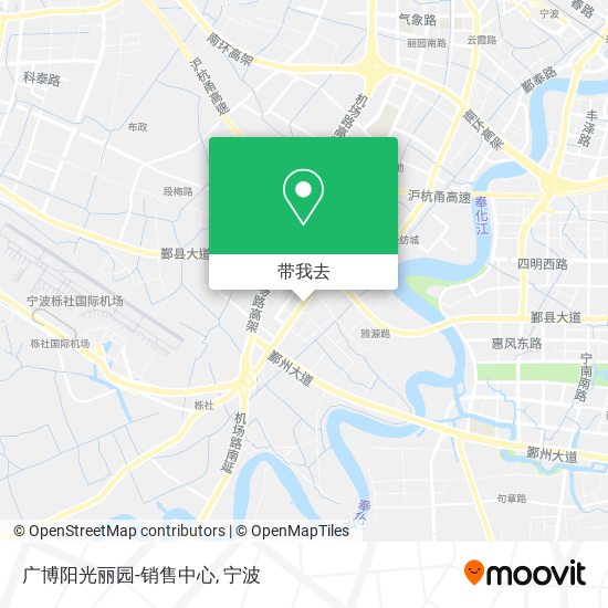 广博阳光丽园-销售中心地图