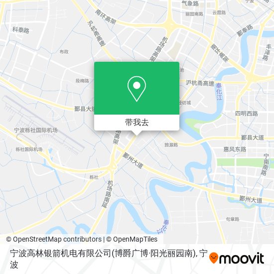 宁波高林银箭机电有限公司(博爵广博·阳光丽园南)地图
