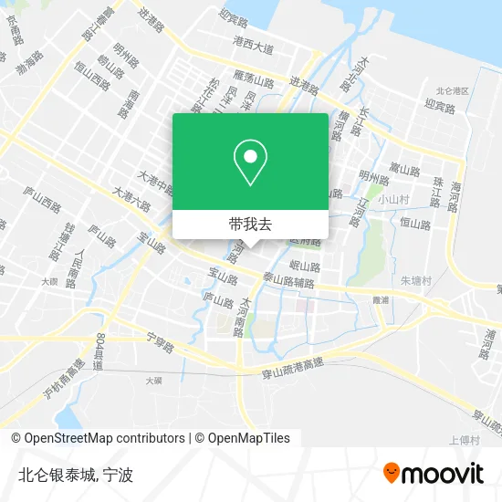 北仑银泰城地图