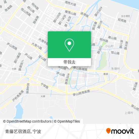青藤艺宿酒店地图