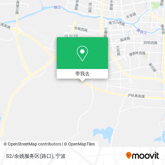 S2/余姚服务区(路口)地图
