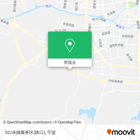 S2/余姚服务区(路口)地图