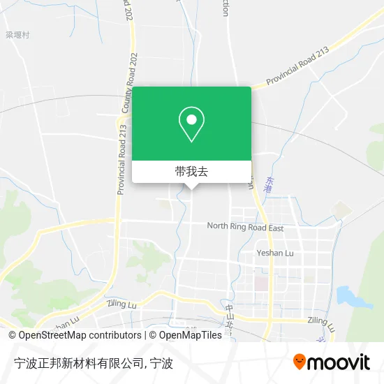 宁波正邦新材料有限公司地图