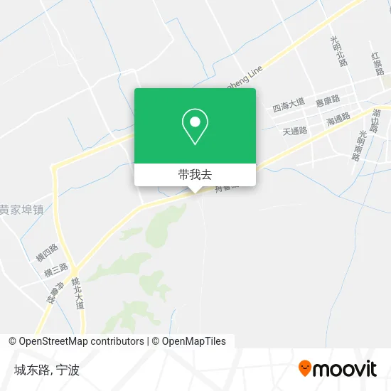 城东路地图