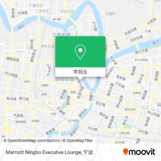 Marriott Ningbo Executive Lounge地图