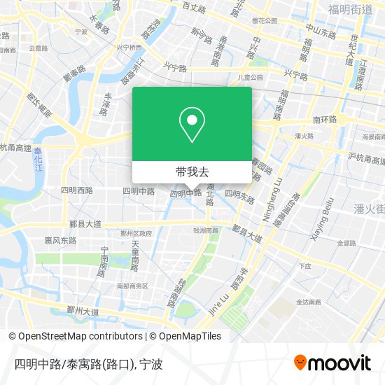 四明中路/泰寓路(路口)地图