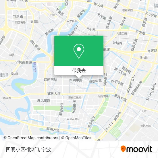 四明小区-北2门地图