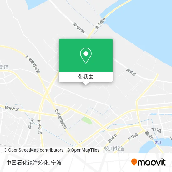 中国石化镇海炼化地图