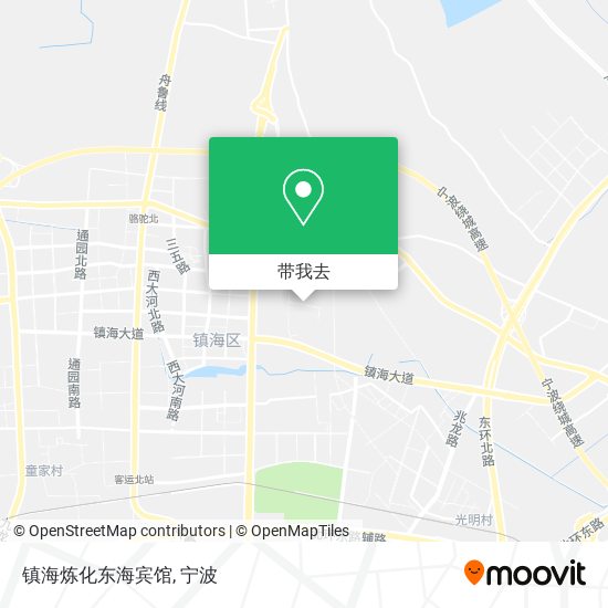 镇海炼化东海宾馆地图
