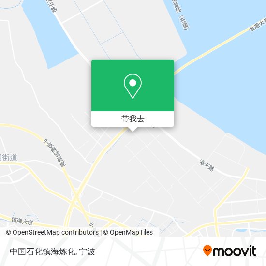 中国石化镇海炼化地图