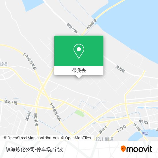 镇海炼化公司-停车场地图