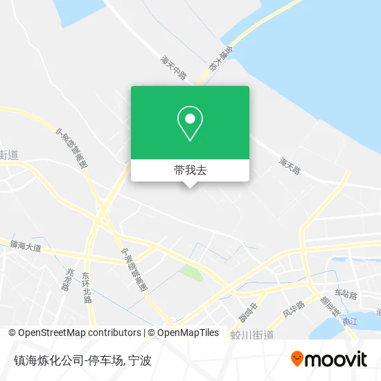 镇海炼化公司-停车场地图