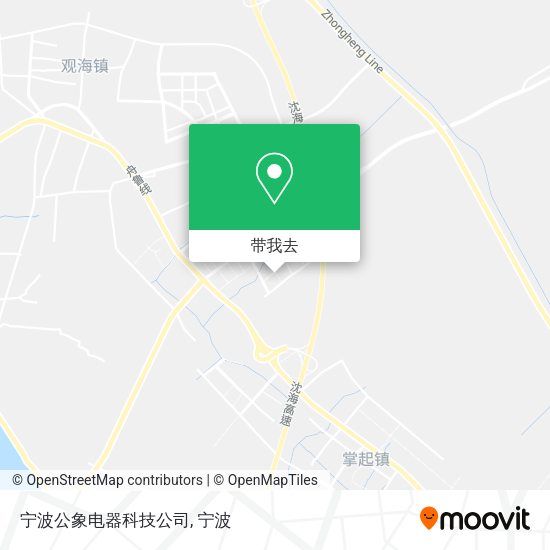 宁波公象电器科技公司地图