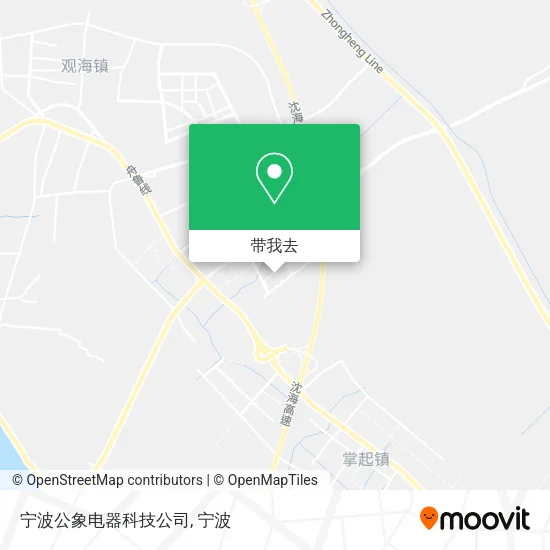 宁波公象电器科技公司地图