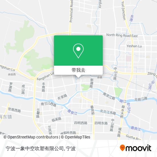 宁波一象中空吹塑有限公司地图
