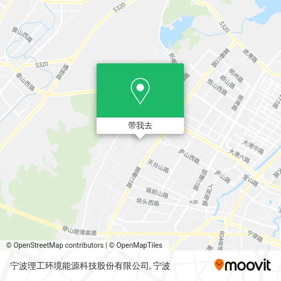 宁波理工环境能源科技股份有限公司地图