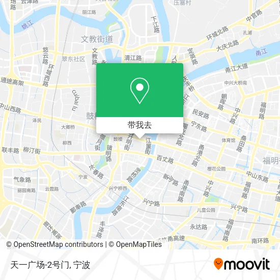 天一广场-2号门地图
