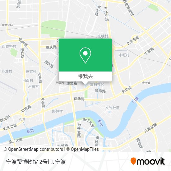 宁波帮博物馆-2号门地图
