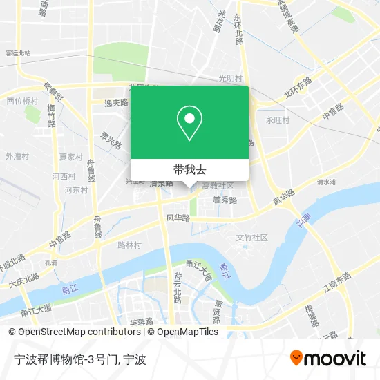 宁波帮博物馆-3号门地图