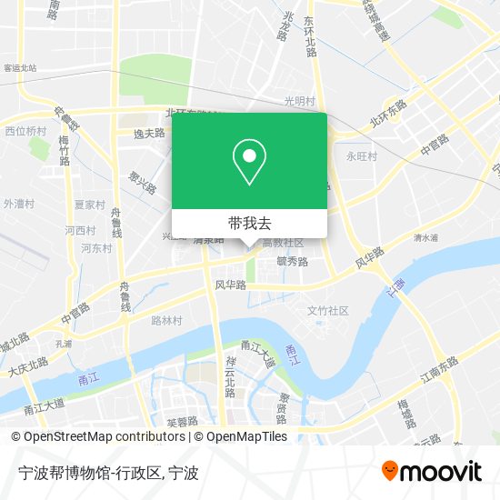 宁波帮博物馆-行政区地图