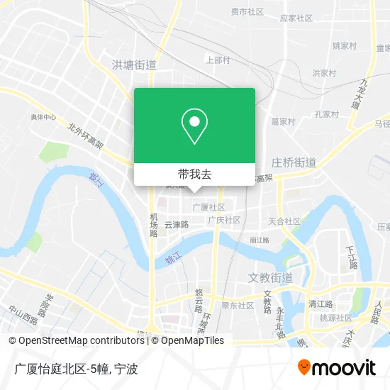 广厦怡庭北区-5幢地图