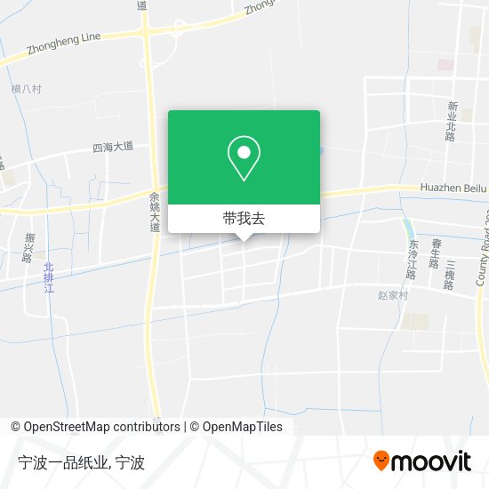 宁波一品纸业地图