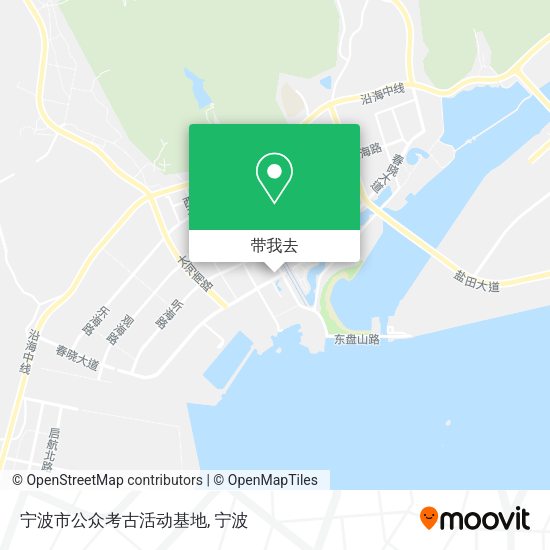 宁波市公众考古活动基地地图