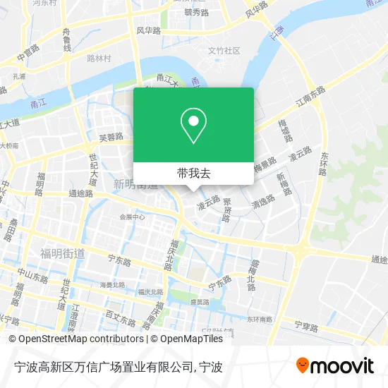 宁波高新区万信广场置业有限公司地图