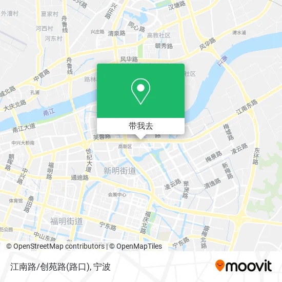 江南路/创苑路(路口)地图