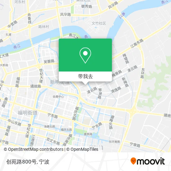 创苑路800号地图