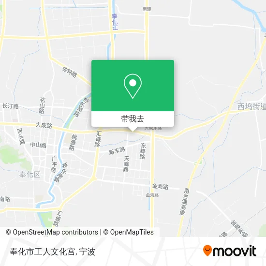 奉化市工人文化宫地图